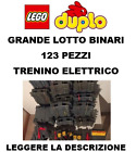 DUPLO LEGO LOTTO 123 BINARI TRENO TRENINO ELETTRICO