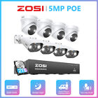 ZOSI 5MP Kit Videosorveglianza PoE 8CH 2TB NVR con 8X Telecamera C1825AXC2255A