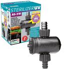 UV AS 3W AQUAEL STERILIZZATORE CHIARIFICATORE LAMPADA GERMICIDA ACQUARIO TARTA