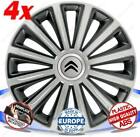 SET 4 BORCHIE RUOTA COPRI CERCHI CALOTTE 15 TREND DC PER CITROEN BERLINGO