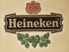 Vintage Iron On Heat T-Shirt Transfer: HEINEKEN Lager BEER Glitter LOGO