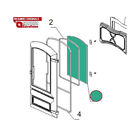 LA NORDICA - 1024370 - Vetro ricambio 221x312x4 mm GIULIETTA