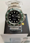 OROLOGIO DIVER CASSA 41 MECCANICO AUTOMATICO SEIKO NH35 GUANQIN ACCIAIO VERDE NH