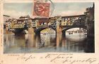 Cartolina Firenze Illustrata Ponte Vecchio Ed Trenkler primi  900