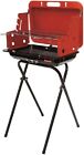 Barbecue Carbonella Da Giardino Portatile Griglia e gambe in Acciaio 50x47x95cm