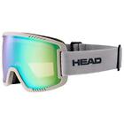 (TG. L) Head Contex Ski Goggles, Verde/Grigio, L - NUOVO