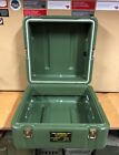 GENUINE US ARMY PELICAN HARDIGG CASE GREEN WATERPROOF W/ HANDLES EX COND !!!!