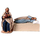 Movimento Natività dormiente presepe napoletano 30 cm