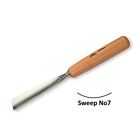 550725 Stubai 25mm No7 Sweep Straight Wood Carving Gouge