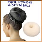 2PC Elastico Ciambella CHIGNON acconciatura capelli SPUGNA GRANDE