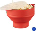 10021759_47 Popcorn Maker in Silicone Da Microonde Popcorn Popper Pieghevole Pre