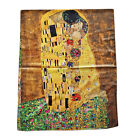 Sciarpa stola unisex Klimt Van Gogh Frida Monet foulard scialle raso TOOCOOL YH