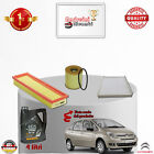 KIT TAGLIANDO FILTRI + OLIO CITROEN XSARA PICASSO 1.6 16V 80KW DAL 2005 -> 2010