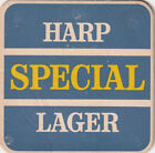 Vintage HARP SPECIAL LAGER Beer Mat (Maze Design On Rear)