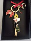 Harrods Bag Charm Keyring  London Knightbridge Bag Keyring