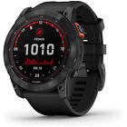 Garmin Fenix 7X Solar Smartwatch 51mm Slate Grey con Cinturino Black 010-02541-0