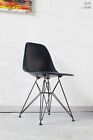 vintage DSR Miller Eames Fiberglass Sidechair mit neuer Vitra base