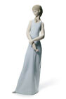 LLADRO THE LADY OF THE ROSE FIGURINE #8583 BRAND NEW IN BOX BLUE SAVE$$ F/SH