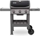 Weber 45010129 Barbecue a gas Spirit II E-310 GBS ,Acciaio Inox e Nero, 3 Brucia