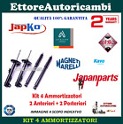 KIT 4 AMMORTIZZATORI RENAULT CLIO 2 II DAL 98 A 05 -NUOVI 2ANTERIORI+2POSTERIORI