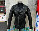 Giubbotto pelle moto biker chiodo tedesco Guendj made in italy