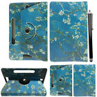 360°ROTATION UNIVERSAL LEATHER STAND CASE COVER For All 10",10.1"Tab,Tablets