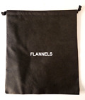 Flannels Gift Bag Fabric Drawstring Small 26 x 30 cm Black Genuine Brand New