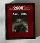 Solaris Atari 2600 Game Cartridge