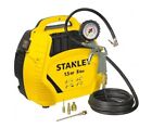 Stanley mini compressore portatile a olio 1500KW 2HP 10bar ruote 100lt B251