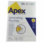 POUCHES A3 30x42 cm 80 MICRON FOGLI LUCIDI FILM PLASTIFICATRICE A CALDO 100 FG