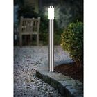 Lampione Lampioncino Da Esterno Palo Illuminazione Giardino 100 cm E27 acciaio