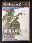 METAL GEAR SOLID 3 SNAKE EATER NEW SEALED - PS2 NUOVO INCELOPHANATO