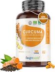 Curcuma E Piperina plus Bio Vegano, Fino a 4320Mg Di Curcuma in Polvere + 180Mg