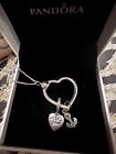 Pandora collana con cuore e due charms