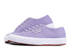 Superga Mens UK 10 EU 44.5 Violet Canvas Low Top Lace Up Trainers Sneakers Shoes