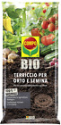 Terriccio 80L COMPO BIO, Per colture orticole, frutticole e semina