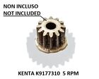 Ingranaggio rinforzato nylon motoriduttore stufa a pellet Kenta K9177310 5 rpm