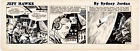 Original daily strip, Jeff Hawke, H711, year 1956 by Sydney Jordan