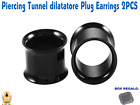 Piercing Tunnel dilatatore Plug earrings flesh jewelry 2PCS ear drum,calibri