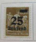 A8P49F150 Deutsches Reich Germany 1923-24 25 on 25m fine mh* stamp
