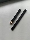 LONGINES VINTAGE LEATHER WATCH STRAP CINTURINO 9MM WITH GOLDEN LONGINES BUCKLE