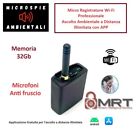 Microspia Microregistratore SPIA Audio Wi-Fi Professionale