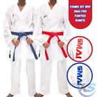 KarateGi SMAI Pro Fighter WKF Kumite Kit 2 Giacche Rosso/Blu e 1 Pantalone