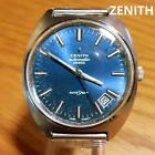 Zenith Automatic winding 28800 Blue Auto Sports Date