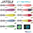 ARTIFICIALE PESCA CALAMARI JATSUI RUSH TATAKI RUBBER GLOW 1.5 SOFT FLUO NEW