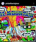 Fire Mountain Zaccaria pinball Backglass repro no mirror