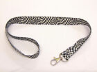 Geometric pattern neck strap lanyards for ID, keys. Bright & bold. Free P&P UK