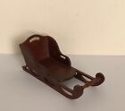 12th scale Miniature wooden Sledge