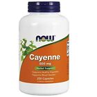 Now Foods Cayenne (estratto peperoncino di cayenna) 500mg  250 caps NOW4627