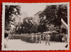 PHOTO FOTO REGIO WW2  ALPINI E MILITARI CON ELMETTO IN MARCIA 1945 C. ( F 14 )